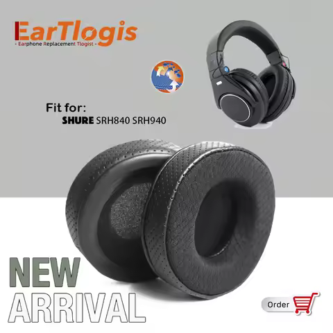 EarTlogis New Arrival Replacement Ear Pads for Shure SRH-840 SRH-940 SRH840 SRH940 Headset Earmuff C