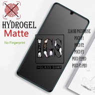 IGS ANTI SCRATCH JELLY HYDROGEL MATTE XIAOMI POCOPHONE poco F1 F2 F3 F2PRO F3PRO PRO F4 F4GT F5 F5PR