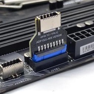 現貨 USB3.0前置19PIN轉3.2 TYPE-C前置A-KEY 9針轉TYPE-E 20針