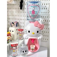 Xiaohongshu Same Style mini Small Water Dispenser Pink Kitty Cartoon Press Children's Water Dispense
