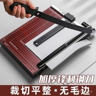 Huanmei A4 Paper Cutter Manual Mini Paper Cutter A5 Paper Cutter Wooden Steel Cutting Photo Business