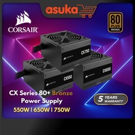CORSAIR CV & CX Series 750 | 650 | 550 Watts 80+Bronze Certified PSU - CV550 | CV650 | CV750 | CX650