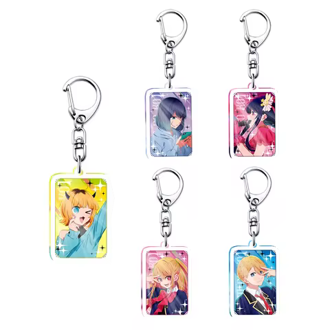 Anime OSHI NO KO Figures Hoshino Ai Hoshino Akuamarin Hoshino Rubii Cosplay Acrylic Keychains Fans G