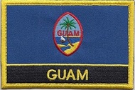 1000 Flags Guam Country Flag Embroidered Blazer Badge Patch