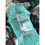 Fish bag, fish net, green mesh basket 4mm (4mm) height from 55cm to 75cm Fishing