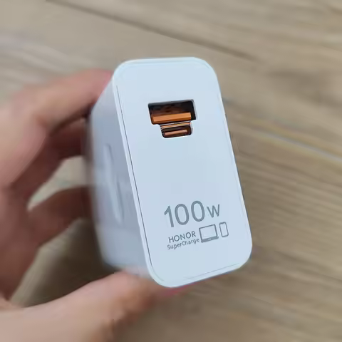 Honor 500 400 X60 GT X9d 100W Charger EU USB A/C Port Super Charge Adapter 1/1.5/2M 6A PD Type C Cab
