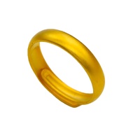 cincin lelaki cincin couple Genuine Vietnam Sand Gold Ancient Method Ring Men Women 999 Pure Gold Pl
