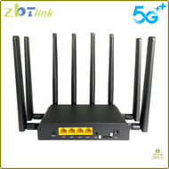 Uanwe Wifi6ซิมการ์ดแบบคู่ Zbtlink เราเตอร์5G 1800Mbps Openwrt 3*1000Mbps LAN 2.4G 5GHz เราเตอร์ซิม W