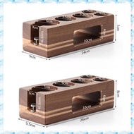 (WTQA) Coffee Tamper Holder Wood Filling Support Base Espresso Tampering Mat Station Stand for Coffe