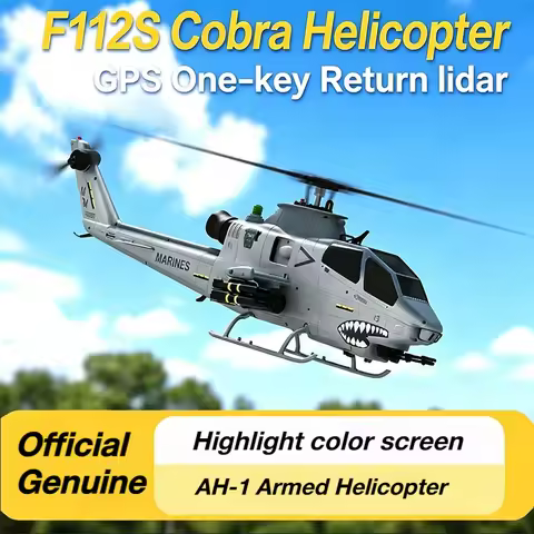 YUXIANG F112S Marines AH-1 Cobra GPS Stabilized Helicopter Automatic Hovering Automatic Return-to-Ho