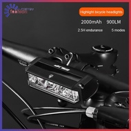 {FA} Aluminium Alloy Bike Front Lights Cycling Accessories High Brightness Type-C USB Rechargeable Bike Handlebar Light ❀
