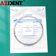AZDENT Dental Orthodontic Niti Round Arch Wire Size 0.012 0.014 0.016 Length 5M/Pack