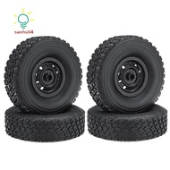 👑4Pcs 67mm Tire Wheel Tyre for  C14 C24 C34 C44 C24-1 FJ40 1/16 RC Car Upgrade Parts Spare Accessori