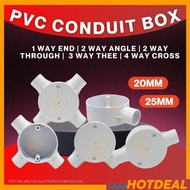 PVC Conduit Electrical Junction Box Wire Connector PVC Pipe Wayar Pipe Connector Paip Box Connector 