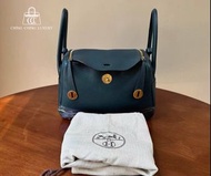 🌈Hermes💚Lindy 26💚松柏綠金扣💚98新🌟lindy26🌟notlindy30🌟Lindy🌟愛馬仕🌟