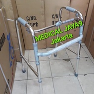 TONGKAT WALKER AVICO KAKI4 MODEL JEMURAN KAKI 4 LIPAT ALAT BANTU JALAN -