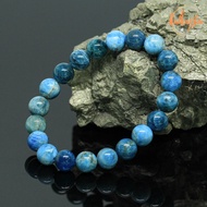 หินอพาไทต์ ขนาด 10 มิล Apatite เสริมสร้างความคิดสร้างสรรค์ ช่วยให้คุณรู้สึกผ่อนคลาย กำไลหินมงคล กำไล