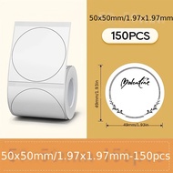 NIIMBOT B21/B1/B203/B3S Label Sticker Waterproof Paper Rolls Various Sizes Patterns for Niimbot Blue