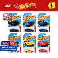 Hot Wheels 2026 Ferrari F40 Competizione/ Dino 206 GT/ Ferrari 12Cilindri/ Ferrari SF90/ Ferrari 365