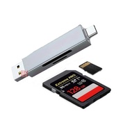Dual in One Type C and USB 2.0 2-In-1 OTG Card Reader Flash Drive USB2.0 Transmitter 480Mbps Univers