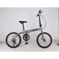จักรยานพับได้ CLOUDY F1.0 ล้อ 20 นิ้ว เกียร์ 7 สปีด ดิสเบรค พับง่าย ขี่สบาย ใช้ทุกวัน