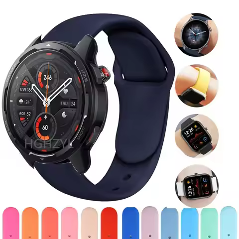 Replacement Strap For Xiaomi Mi Watch Strap Silicone Strap For Mi Watch Color 2 Watch Strap For Xiao
