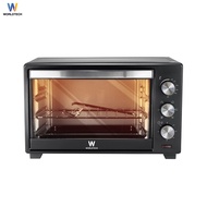 Worldtech เตาอบ ไฟฟ้า 30L รุ่น WT-OV30L_BLK ขนาด 30 ลิตร Oven เตาอบลมร้อน หม้ออบ รับประกัน 1 ปี Blac