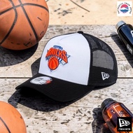 New Era NBA New York Knicks 9FORTY A-Frame Trucker Mesh Cap New Era (Royal) - Free