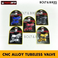 Dynopro Racing Alloy Tubeless Valve CNC M8/M10