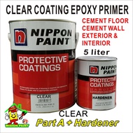 EPOXY CLEAR COATING PRIMER / 5L / PENETRATIVE EPOXY PRIMER NIPPON PAINT PROTECTIVE COATINGS / CLEAR 