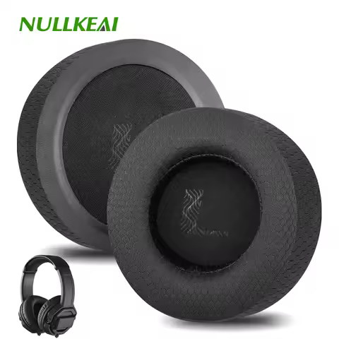 Nullkeai Replacement Ear Cushion for JVC HA-MR60X, RX700, RX900 Headphone Earpads Sleeve Pad Earmuff