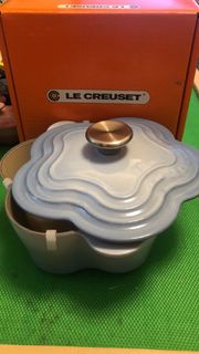 Le Creuset LC花形琺瑯鑄鐵鍋 Coastal Blue 20厘米