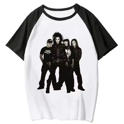 Tokio Hotel tshirt women Japanese graphic t shirt girl manga clothes
