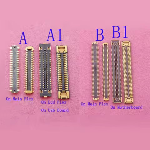 2Pcs LCD Display Screen Charger Flex Plug FPC Connector For Samsung Galaxy A32 A325 A72 A725 A82 A52