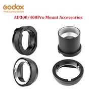 Godox Flash AD400Pro Bowens Elinchrom Porfoto Mount Interchangeable Ring Adapter for AD400 Pro AD300