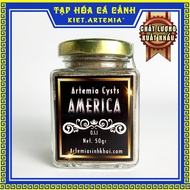 Artemia Mỹ thức ăn cho cá Betta Guppy - Trứng Artemia Mỹ tỉ lệ nở cao