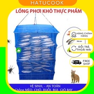 Food drying cage, HATUCOOK food drying net, 4-layer insect-proof cage, cats and animals, can be conv