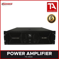 Original Titanium Audio PA 3500 Power Amplifier / 2000w RMS / Titanium Audio Power Amplifier /  Prof