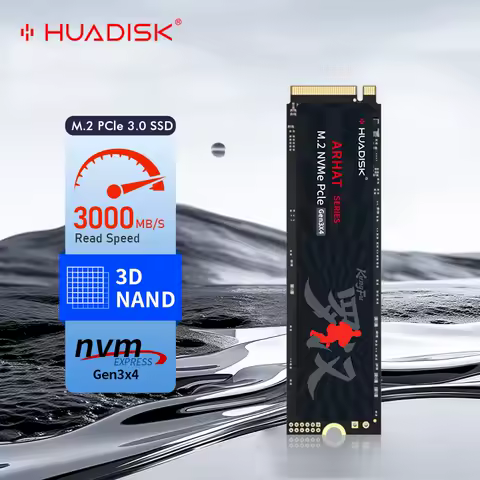 Huadisk SSD NVMe M2 1TB 512GB Internal SSD Drive TLC PCIE3.0 3000MB Speed for GIGABYTE/MSI/ X99 X79 