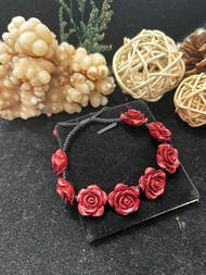 紫晶玫瑰 玫瑰硃砂手鍊