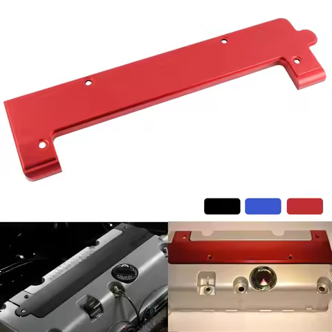 Racing Car Aluminum Coil Pack Spark Plug Cover for Honda DOHC VTEC K20 K24 K Series Black Red Blue