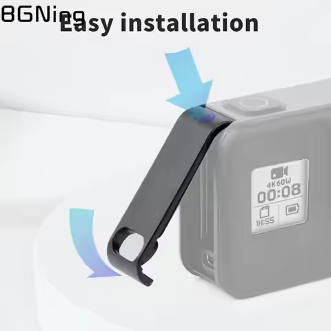 BGNing ABS Rechargeable Battery Side Cover for Gopro Hero 8 Black Camera Batteries Protective Case