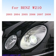 Front Headlight Clear Lens Cover Headlamp Shell For Mercedes Benz W210 2002-2008