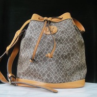 輝煌年代 OLD ERA _早期二手老包NINA RICCI皮革水桶包