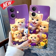 Case for VIVO V60 LITE - VIVO V40 LITE Case - VIVO V50 LITE Case with Cute Cat Motif - Vivo Case [VL
