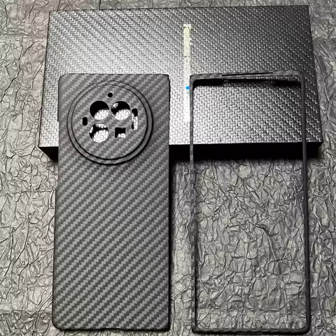Kevlar Case for vivo X Fold3 Pro Aramid Carbon Fiber Cover Ultra-Thin Lightweight Armor Protective C