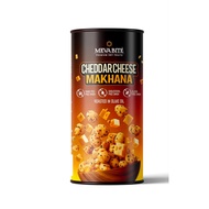 MevaBite Cheddar Cheese Makhana - Roasted in Olive OIl - Fox Nuts/Lotus Seeds 80g (India)