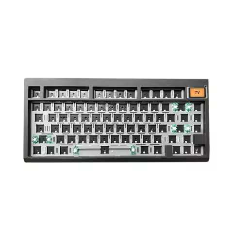 ZUOYA GMK81 Mechanical Keyboard Kit Hot-swappable Bluetooth 2.4G Wireless RGB Backlit Gasket Structu