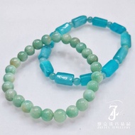 Amazonite Bracelet Tube Bead String 7.7mm Lucky Stone Communication And Expression Emotional Healing