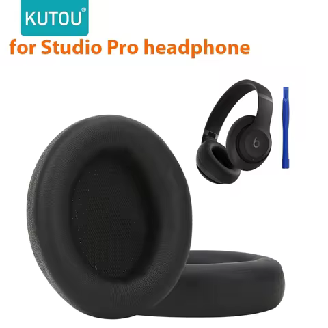 KUTOU Replacement Ear Pads for Beats Studio Pro Wireless Headphones Memory Foam Earpads Studio Pro E